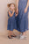 Shay Overall Dress in Denim Blue - Kids