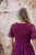 Tayla Dress in Maroon