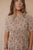 Trish Dress in Taupe Floral