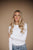 Nova Long Sleeve Top In White