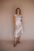 Indie Midi Dress in Gold