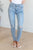 Eloise Mid Rise Control Top Distressed Skinny Jeans