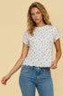 Marlee Top in Cream Floral