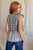 Shine On Metallic Peplum Top