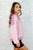 Here for Now Color Block Hoodie in Pink