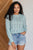 Hole In One Sheer Pointelle Knit Sweater