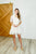 Lace to the Party High Neck Dress in Ivory Multi