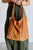 Last Minute Corduroy Tote in Brown