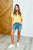 Plain and Sassy V-Neck Tee in Lemonade