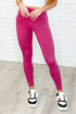 Squat Squad High Waisted Leggings in Raspberry