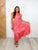 The Way You Move Flutter Sleeve Dress in Fuchsia