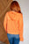 Throwback Heartthrob Hoodie in Orange