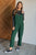 Totally Me Spaghetti Strap Jumpsuit in Dark Green