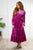 Velvet Flamenco Maxi Dress