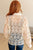 Vintage Lace Lace Button Up