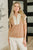 Whispered Urgently Color Block Half Zip Top