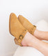 Drancy Western Mule in Tan