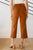 Briar High Rise Control Top Wide Leg Crop Jeans in Camel