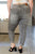 Charlotte High Rise Stone Wash Slim Jeans in Gray