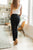 Edith Mid Rise Classic Slim Jeans in Black