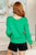 Very Understandable V-Neck Sweater in Green